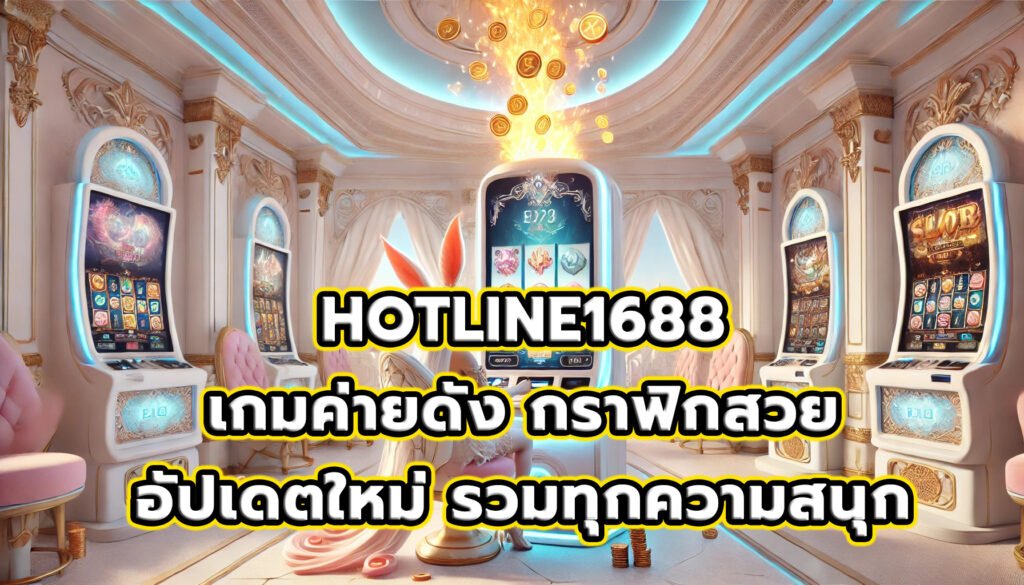 HOTLINE1688 เกมค่ายดัง กราฟิกสวย อัปเดตใหม่ รวมทุกความสนุก
