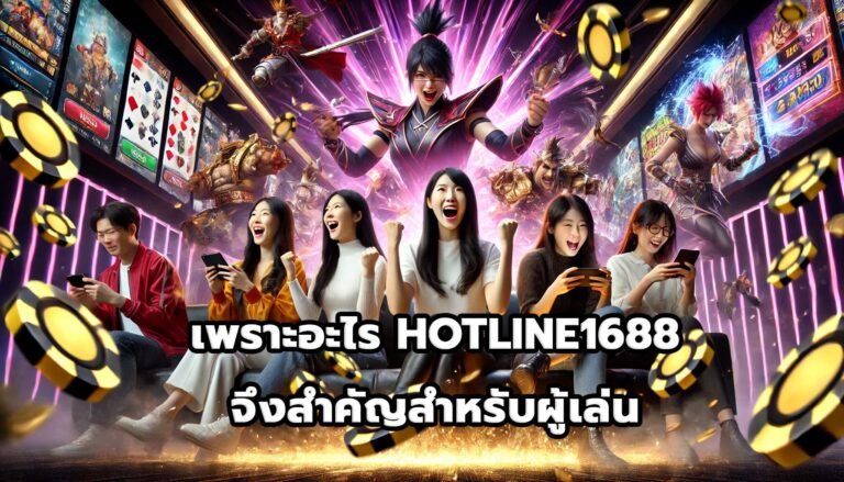 เพราะอะไร HOTLINE1688 จึงสำคัญสำหรับผู้เล่น-9